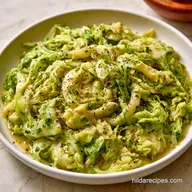 Boiled Cabbage with Butter for 4 Servings