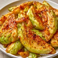 Garlic Olive Boiled Cabbage in 30 Min
