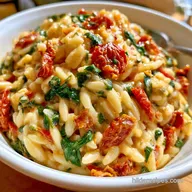 Boursin Orzo Bake in 25 Minutes