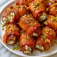 Boursin Stuffed Dates with Hot Honey