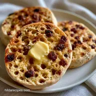 Cinnamon Raisin English Muffins: Make-Ahead