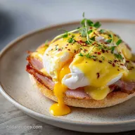 Eggs Benedict with Hollandaise Sauce for 4 Servings