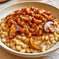 Cream of Mushroom Pastina in 30 Minutes