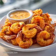 Crispy Cajun Shrimp with Creamy Sauce