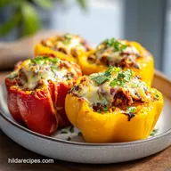 Easy Stuffed Bell Peppers Recipe for 6