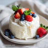 Gluten Free Angel Food Cake Recipe for 12 Servings