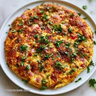 Indian Spiced Omelet in 15 Minutes