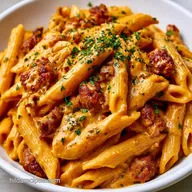 Italian Sausage Pumpkin Pasta