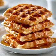 Maple Syrup Waffles in 30 Minutes