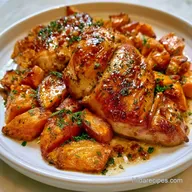 Sheet Pan Miso Chicken Sweet Potatoes