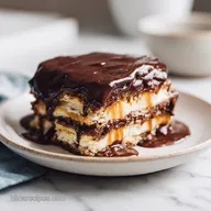 No Bake Chocolate Eclair Cake Recipe for 15 Servings