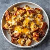 Overnight Egg Casserole for 8 Servings