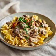 Gordon Ramsay Beef Stroganoff Recipe for 4 Servings