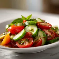 Refreshing Cucumber Tomato Salad
