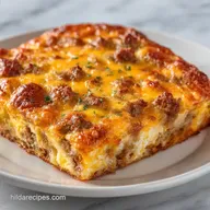 Sausage Breakfast Casserole: Make-Ahead