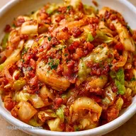 Southern Cabbage with Onion with Bacon