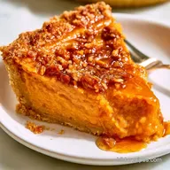 Sweet Potato and Praline Pie with Almond Flour