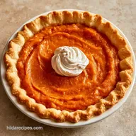 Sweet Potato Pie with Maple Whipped: Old Fashioned