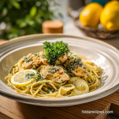 30 Minute Back to School Meal with Chicken and Pasta Recipe Card