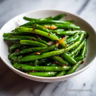 Sauteed Baguio Beans Recipe for 4 Servings