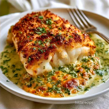 Baked Cod with Boursin Cheese for 4