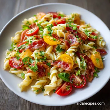 BLT Pasta Salad Recipe in 35 Minutes