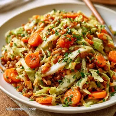 Boiled Cabbage and Lentils in 50 Minutes Recipe Card