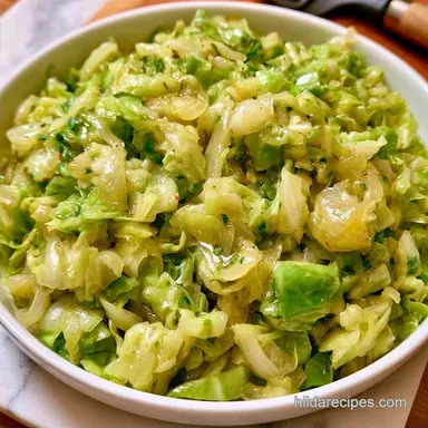 Boiled Cabbage and Onion in 30 Minutes
