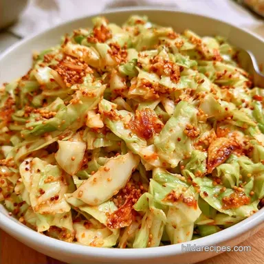 Boiled Cabbage with Mustard Seeds for 4