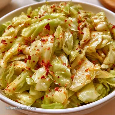 Spicy Boiled Cabbage in 22 Minutes Recipe Card