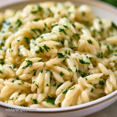 Boursin Orzo Bake in 35 Minutes Recipe Card