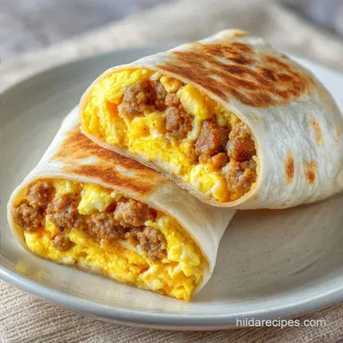 Breakfast Egg Burrito in 30 Minutes