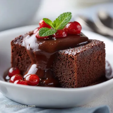 Brownie Trifle with Chocolate Pudding Recipe Card