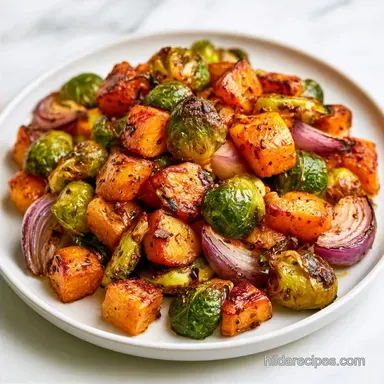 Butternut Squash Sheet Pan Dinner for 4