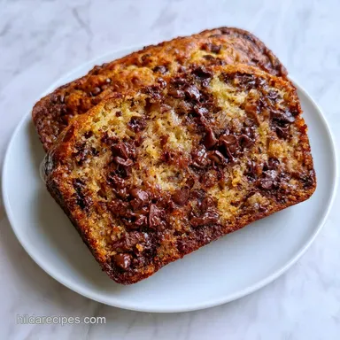 Chocolate Chip Banana Bread: Silky