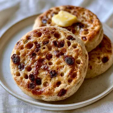 Cinnamon Raisin English Muffins: Make-Ahead Recipe Card
