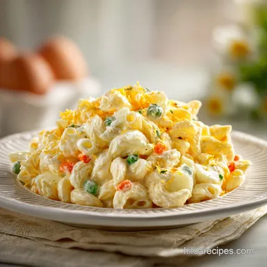 Classic Macaroni Salad Recipe for 10 Servings