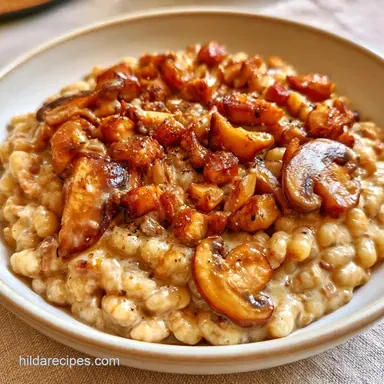 Cream of Mushroom Pastina in 30 Minutes