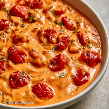Creamy Boursin Tomato Sauce in 20 Minutes Recipe Card