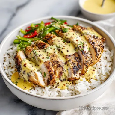 Lemon Pepper Chicken Bowl in 35 Minutes Recipe Card