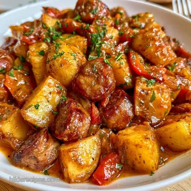 Sausage Potato Skillet: Creamy and Rich
