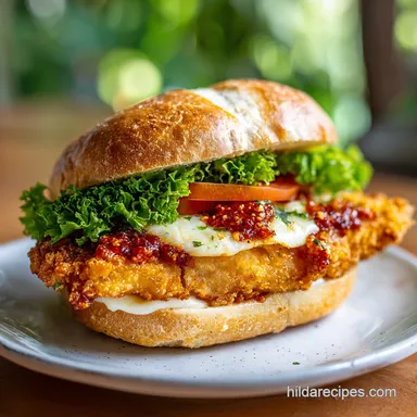 Crispy Chicken Parmesan Sandwich Recipe for 4