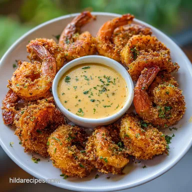 Crispy Cajun Shrimp with Creamy Sauce for 4 Recipe Card