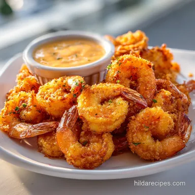 Crispy Cajun Shrimp with Creamy Sauce for 4