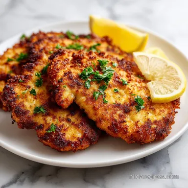 Fried Chicken Cutlets in 20 Minutes for 4 Servings Recipe Card