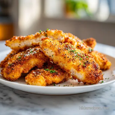 Fried Chicken Cutlets in 20 Minutes for 4 Servings
