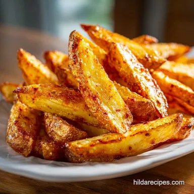 Oven Potato Fries Recipe: Baked Potato Fries for 4 Servings