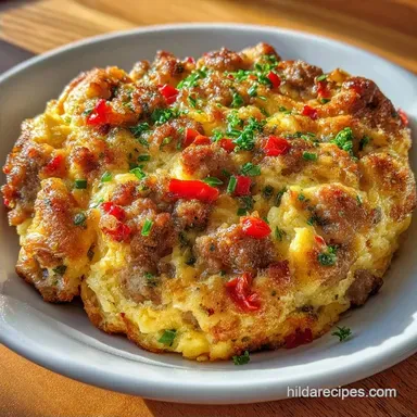 Crockpot Breakfast Casserole: Make-Ahead