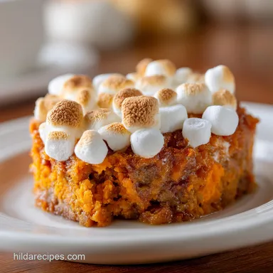 Sweet Potato Casserole with Canned Yams in 45 Minutes Recipe Card