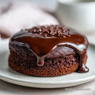 Easy Chocolate Cake Recipe with Ganache for 12